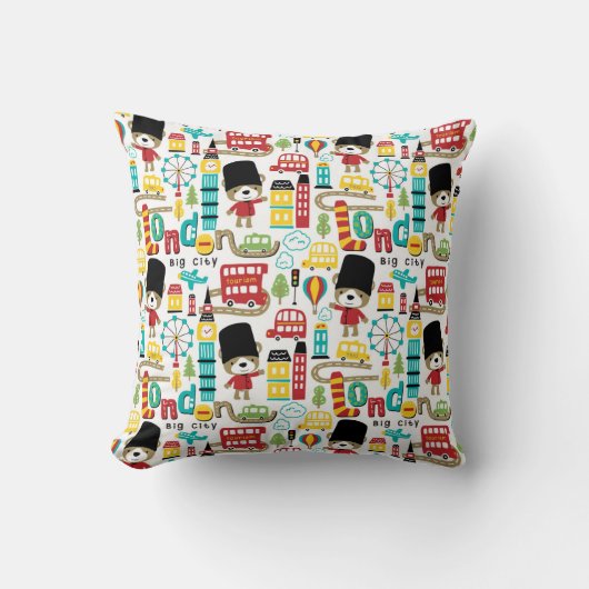 London Big City and Beer Guard Muster Kissen (Vorderseite)