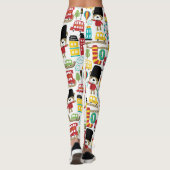 London Big City and Beer Guard Muster Leggings (Rückseite)