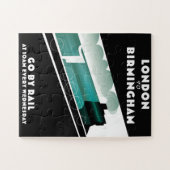 London bis Birmingham Train poser Puzzle (Horizontal)