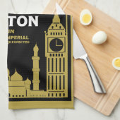 London bis Brighton Veteran Car Run Geschirrtuch (Viertel Falte)