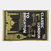 London bis Brighton Veteran Car Run Geschirrtuch (Horizontal)