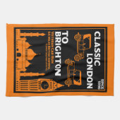 London bis Brighton Veteran Car Run Geschirrtuch (Horizontal)