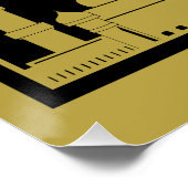 London bis Brighton Veteran Car Run Poster (Ecke)