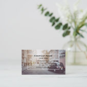 London Black Car Visitenkarte (Stehend Vorderseite)