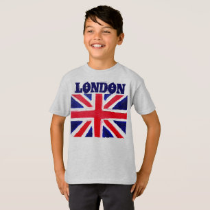 London Black Modern Boys England Großbritannien T-Shirt