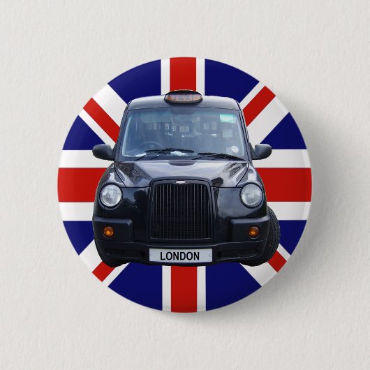 London Black Taxi Button (Vorderseite)