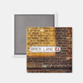 London - Brick Lane Magnet (Vorderseite/Rückseite)