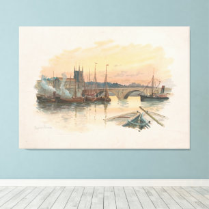 London Bridge (1895) Leinwanddruck