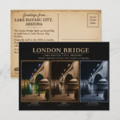 London Bridge 3 Foto Postkarte (Vorne/Hinten)