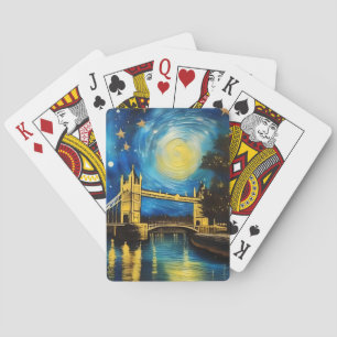 London Bridge Acryl-Kunst, Spielkarten
