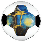 London Bridge Acrylic Art Fußball (Gedreht)