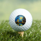 London Bridge Acrylic Art Golfball (Insitu T-Shirt)