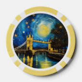 London Bridge Acrylic Art Pokerchips (Rückseite)