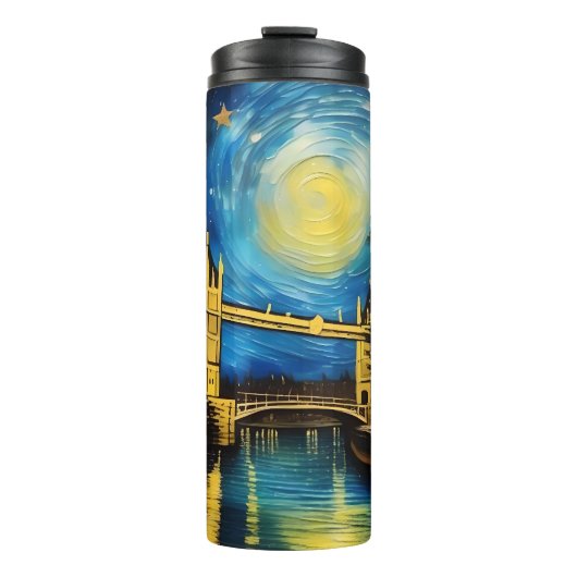 London Bridge Acrylic Art Thermosbecher (Vorderseite)