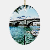 London Bridge am Lake Havasu City, Arizona Keramik Ornament (Rechts)