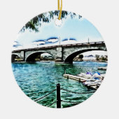 London Bridge am Lake Havasu City, Arizona Keramik Ornament (Vorne)