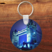 London Bridge bei Nacht Schlüsselanhänger (Vorderseite)