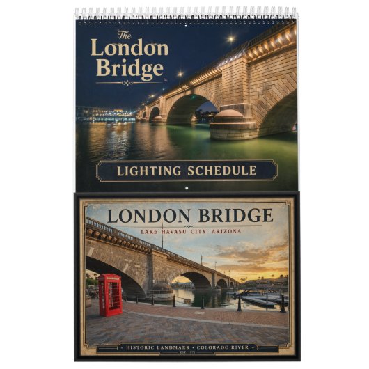 London Bridge Beleuchtungsplan 2027 Kalender (Titelbild)