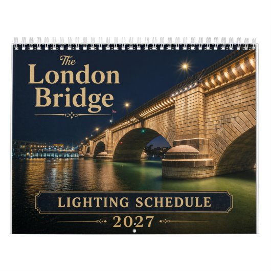 London Bridge Beleuchtungsplan Kalender (Titelbild)