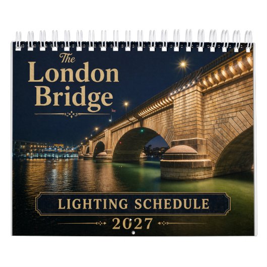 London Bridge Beleuchtungsplan Kalender (Titelbild)