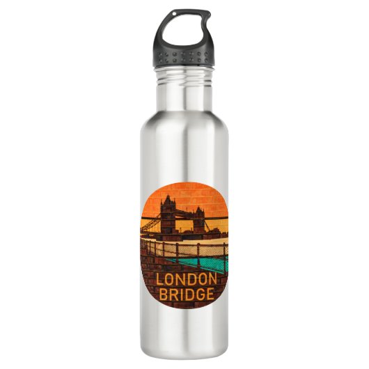 London Bridge Edelstahlflasche (Vorderseite)