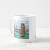 London Bridge Kaffeetasse (Vorderseite Links)