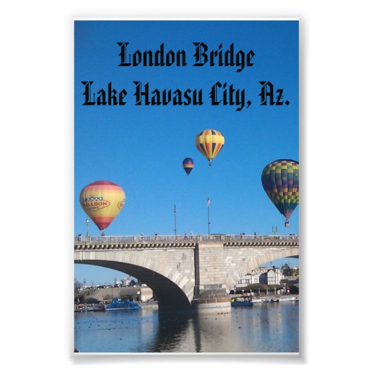 London Bridge, Lake Havasu, Az. Fotodruck (Vorne)