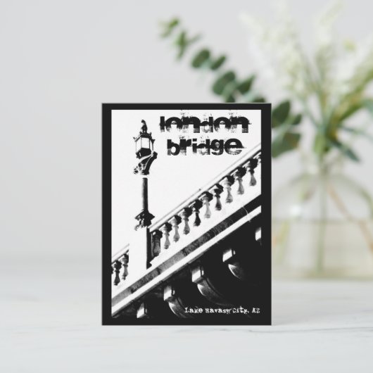 London Bridge, Lake Havasu City, AZ Postkarte (Stehend Vorderseite)
