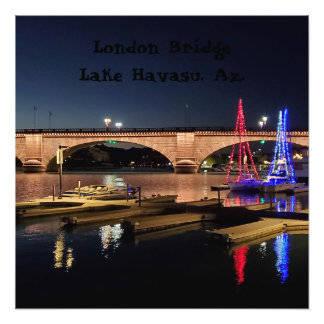 London Bridge Lake Havasu Fotodruck