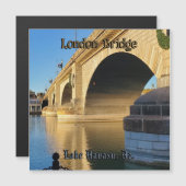 London Bridge Lake Havasu Magnetkarte (Vorne/Hinten)