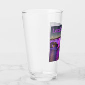 London Bridge Lit Up mit lila Lichtern! Glas (Rechts)