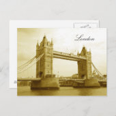 London Bridge, London Postkarte (Vorne/Hinten)