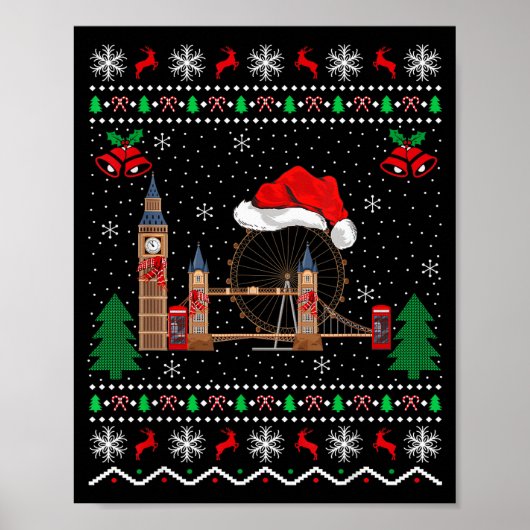 London Bridge Lover Matching Ugly London Bridge Ch Poster (Vorne)