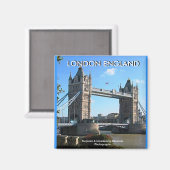 LONDON BRIDGE Magnet VON Muyiwa A Adetola Okubule (Vorderseite/Rückseite)