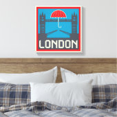 London Bridge mit Umbrella Leinwanddruck (Insitu (Schlafzimmer))