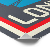 London Bridge mit Umbrella Poster (Ecke)