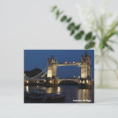 London Bridge, Night Sky Postkarte (Stehend Vorderseite)