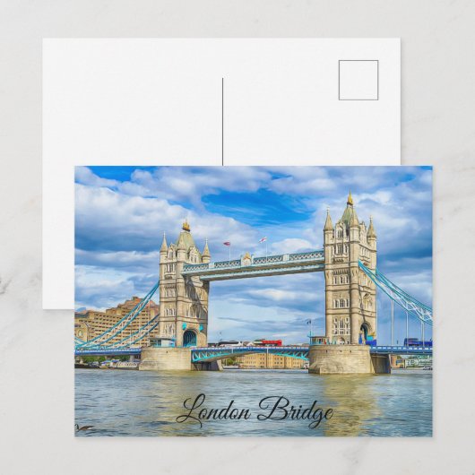 London Bridge Postcard Keepake Postkarte (Vorne/Hinten)