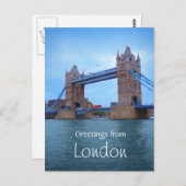 London Bridge Postcard Postkarte (Vorne/Hinten)