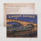 London Bridge  Postkarte (Vorne/Hinten)