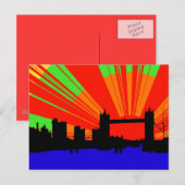 London Bridge Postkarte (Vorne/Hinten)