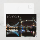 London Bridge Postkarte (Vorne/Hinten)