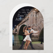 London Bridge Save the Date Einladung (Vorne/Hinten)