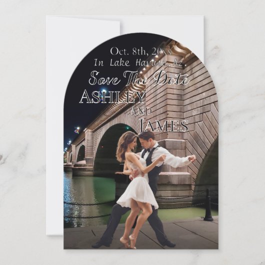 London Bridge Save the Date Einladung (Vorderseite)