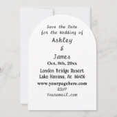 London Bridge Save the Date Einladung (Rückseite)