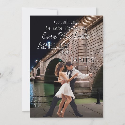 London Bridge Save the Date Einladung (Vorderseite)