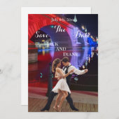 London Bridge Save the Date Einladung (Vorne/Hinten)