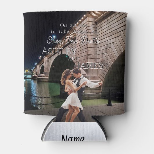 London Bridge Save the Date Einladung Dosenkühler (Vorderseite)