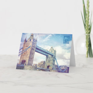 LONDON BRIDGES Grußkarte Dankeskarte