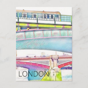 London Bridges Postkarte